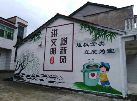 瑞金墙绘是现在流行的墙体广告
